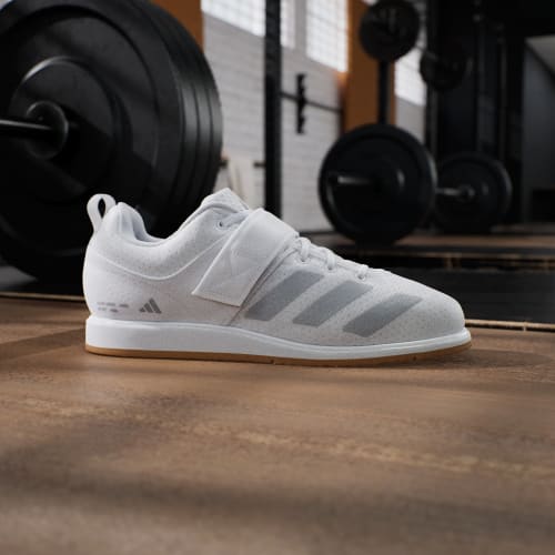 Lookbook adidas Powerlift 5 Scarpe Sollevamento Pesi Bianco/Argento/Nero KJ4396