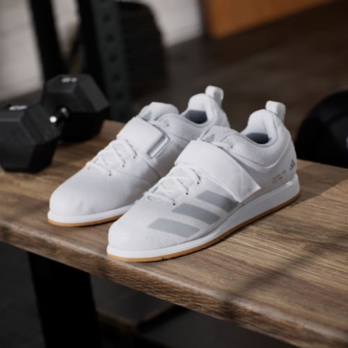 Purchase adidas Powerlift 5 Scarpe Sollevamento Pesi Bianco/Argento/Nero KJ4396