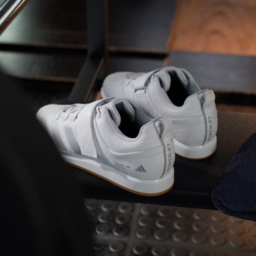 Details for adidas Powerlift 5 Scarpe Sollevamento Pesi Bianco/Argento/Nero KJ4396