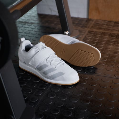 Cheap adidas Powerlift 5 Scarpe Sollevamento Pesi Bianco/Argento/Nero KJ4396