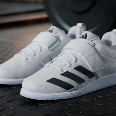 adidas Powerlift 5 Weightlifting Shoes Cloud White/Core Black/Crystal Sky JP6199 1