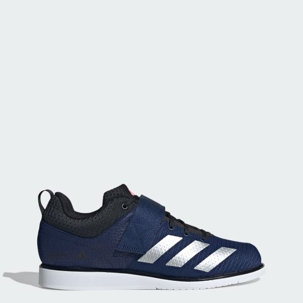 Adidas Powerlift 5 Weightlifting Shoes Dark Blue/Silver Metallic/Lucid Red JP6201
