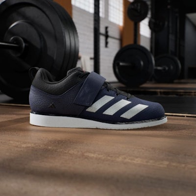 Adidas Powerlift 5 Weightlifting Shoes Dark Blue/Silver Metallic/Lucid Red JP6201 Lookbook Adidas Powerlift 5 Weightlifting Shoes Dark Blue/Silver Metallic/Lucid Red JP6201