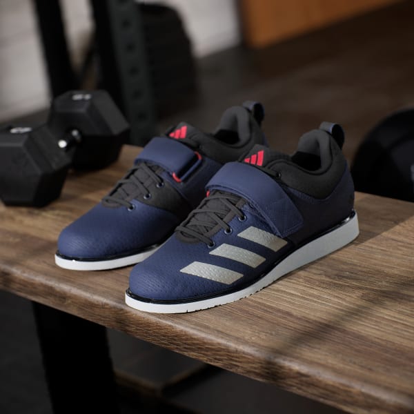 Purchase Adidas Powerlift 5 Kasut Angkat Berat Biru Gelap/Perak Metalik/Merah Lucid JP6201