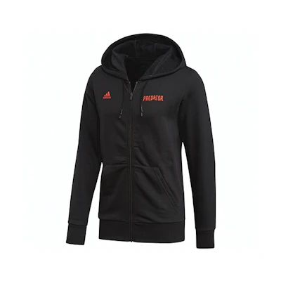 adidas Pred Poster Hoodie Soccer Jacket Black DU8444