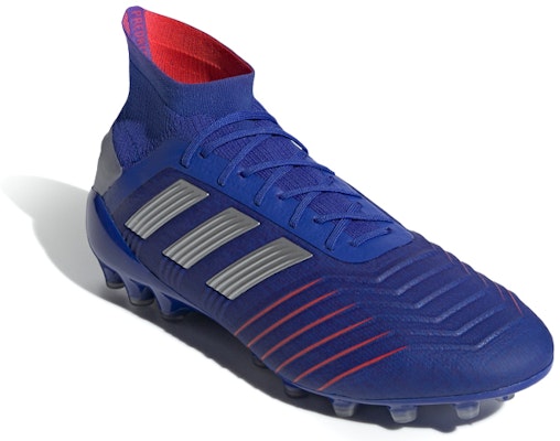 adidas Predator 19.1 AG 'Bold Blue Silver Metallic' D98053 Lookbook adidas Predator 19.1 AG 'Bold Blue Silver Metallic' D98053