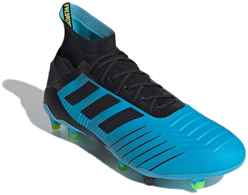 adidas Predator 19.1 FG 'Bright Cyan Black' F35606 Lookbook adidas Predator 19.1 FG 'Bright Cyan Black' F35606