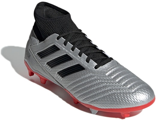 adidas Predator 19.3 FG 'Perak Merah Metalik' F35595 Lookbook adidas Predator 19.3 FG 'Perak Merah Metalik' F35595