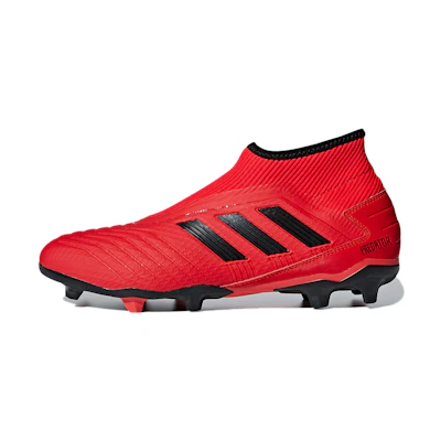 adidas Predator 19.3 Laceless FG 'Active Red Black'