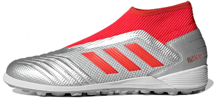 adidas Predator 19.3 Laceless TF 'Silver Metallic Red' G27941 adidas Predator 19.3 Laceless TF 'Silver Metallic Red' G27941