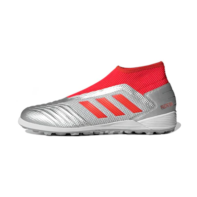 adidas Predator 19.3 Laceless TF 'Silver Metallic Red'