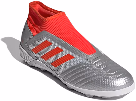 adidas Predator 19.3 Tanpa Tali TF 'Perak Merah Metalik' G27941 Lookbook adidas Predator 19.3 Tanpa Tali TF 'Perak Merah Metalik' G27941