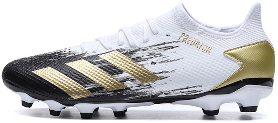 adidas Predator 20.3 Low Mg Boots 'White Black Gold' FW9781 Buy adidas Predator 20.3 Low Mg Boots 'White Black Gold' FW9781