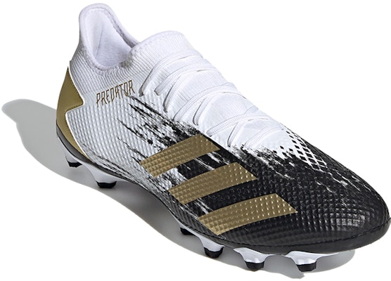 adidas Predator 20.3 Low Mg Boots 'White Black Gold' FW9781 Lookbook adidas Predator 20.3 Low Mg Boots 'White Black Gold' FW9781
