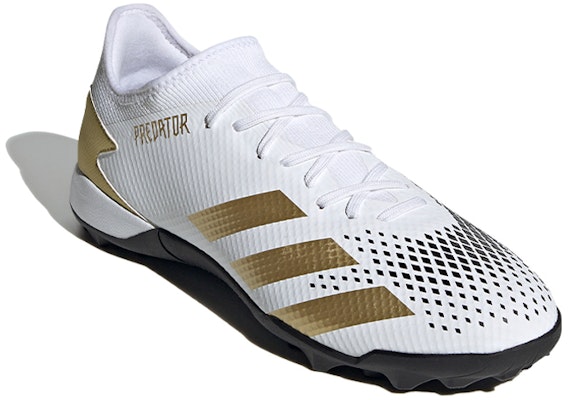 adidas Predator Mutator 20.3 Low Turf Boots 'Putih Emas' FW9189 Lookbook adidas Predator Mutator 20.3 Low Turf Boots 'Putih Emas' FW9189
