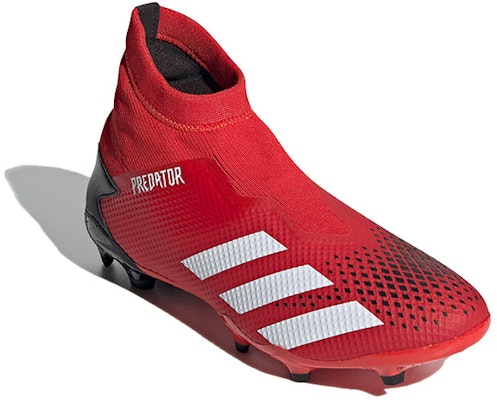 adidas Predator 20.3 Laceless FG 'Active Red Black' EE9554 Lookbook adidas Predator 20.3 Laceless FG 'Active Red Black' EE9554