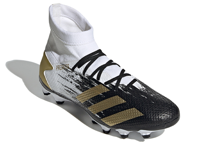 adidas Predator 20.3 Mg Boots 'White Black Gold' 圖 3