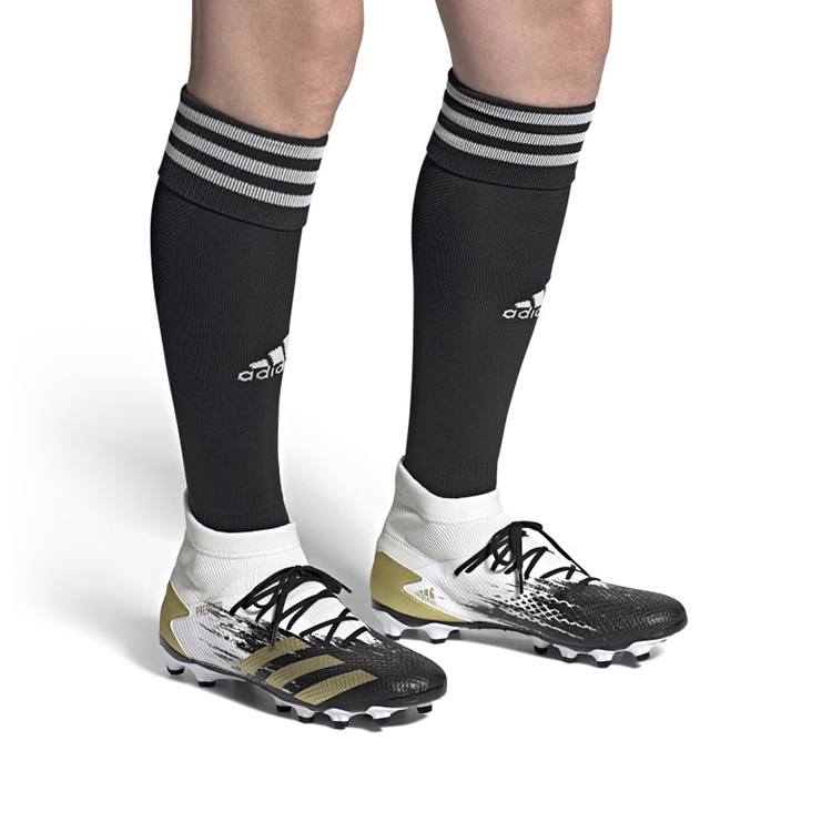 Sizing adidas Predator 20.3 MG Stiefel ''Weiß Schwarz Gold'' FW9188
