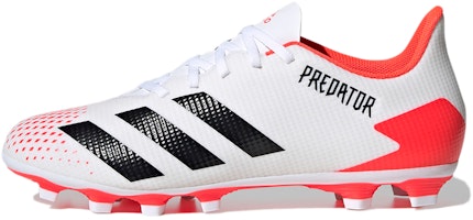 adidas Predator 20.4 Flexible Ground Boots 'White Red' EG0924 adidas Predator 20.4 Flexible Ground Boots 'White Red' EG0924