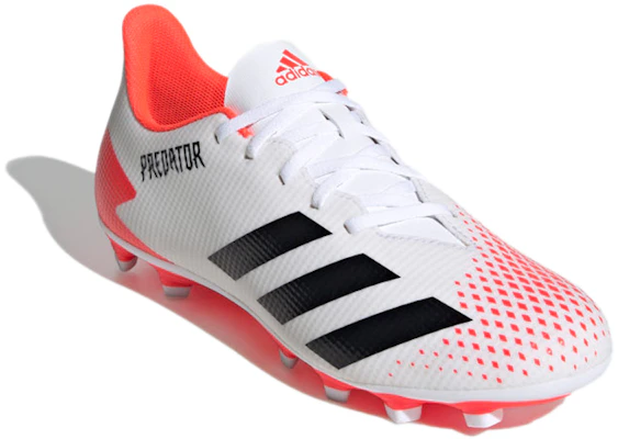 adidas Predator 20.4 Chaussures Sol Flexible ''Blanc Rouge'' EG0924 Lookbook adidas Predator 20.4 Chaussures Sol Flexible ''Blanc Rouge'' EG0924
