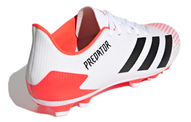 Shop adidas Predator 20.4 Chaussures Sol Flexible ''Blanc Rouge'' EG0924