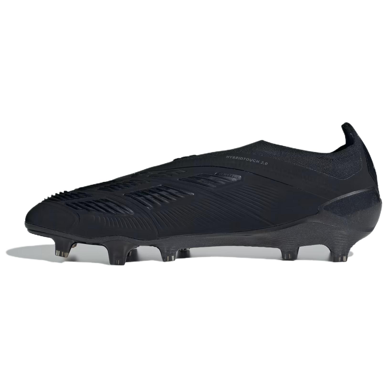 adidas PREDATOR 24 Elite Laceless FG Soccer Cleats Black IE1807
