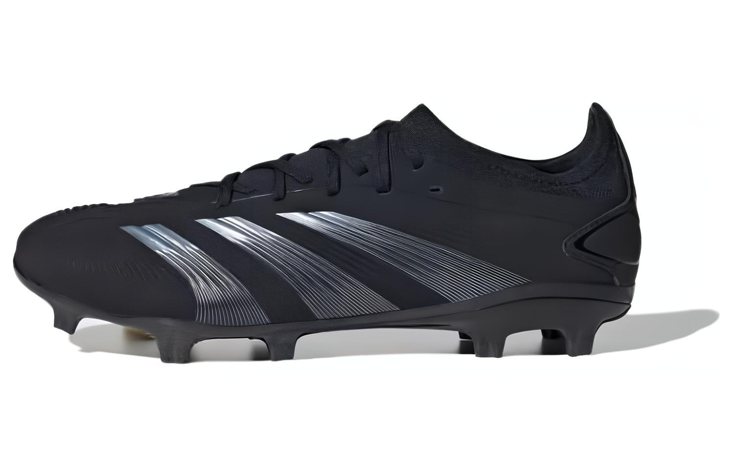 adidas PREDATOR 24 FG Black Soccer Cleats Comfortable & Durable IG7779