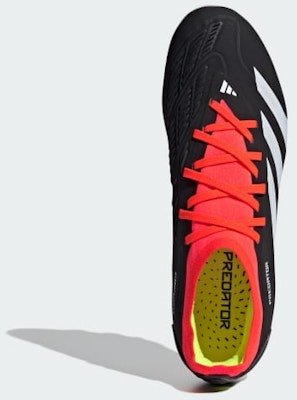 adidas Predator 24 Pro HG/AG 'Core Black' kasut bola hitam. IG7733 Lookbook adidas Predator 24 Pro HG/AG 'Core Black' kasut bola hitam. IG7733