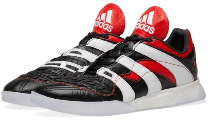 adidas Predator Accelerator Trainers 'Black White Red' D96670 Order adidas Predator Accelerator Trainers 'Black White Red' D96670