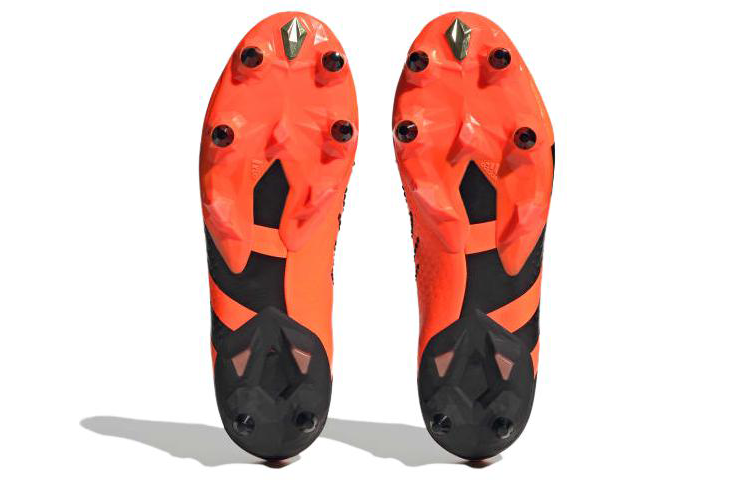 Details for adidas Predator精準度.1 防滑耐磨 足球鞋 男女皆宜 黑橙