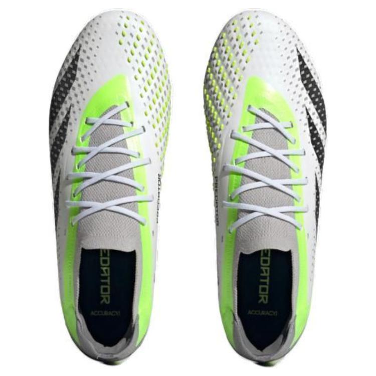 Shop adidas Predator Accuracy.1 Low Padang Rumput Tiruan 'Putih Hijau' IE9454