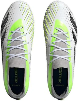 adidas Predator Accuracy.1 Low Padang Rumput Tiruan 'Putih Hijau' IE9454 Shop adidas Predator Accuracy.1 Low Padang Rumput Tiruan 'Putih Hijau' IE9454