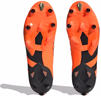 adidas Predator Accuracy.1 Low SG 'Solar Orange Core Black' Solar Oren Hitam Teras GW4582 Details for adidas Predator Accuracy.1 Low SG 'Solar Orange Core Black' Solar Oren Hitam Teras GW4582