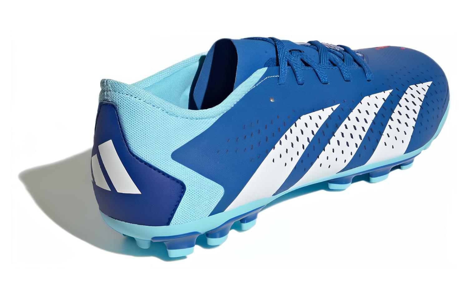 Shop adidas Predator 舒適百搭 減震耐磨 足球鞋 男款 藍白色