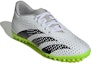 Lookbook 阿迪达斯 Predator Accuracy.4 白黑荧光绿人造草足球鞋 GY9995