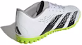 Shop 阿迪达斯 Predator Accuracy.4 白黑荧光绿人造草足球鞋 GY9995
