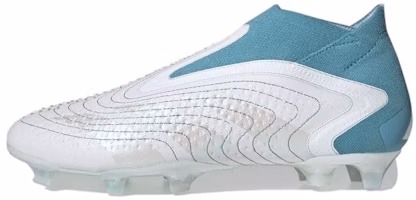 adidas Predator Accuracy+ FG 'White Preloved Blue' FZ6276 adidas Predator Accuracy+ FG 'White Preloved Blue' FZ6276