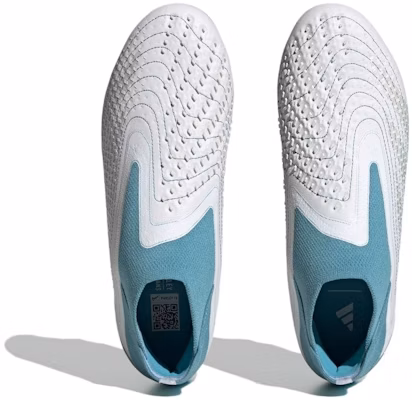 adidas Predator Accuracy+ FG 'White Preloved Blue' FZ6276 Shop adidas Predator Accuracy+ FG 'White Preloved Blue' FZ6276
