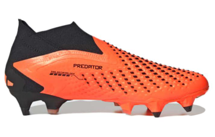 Order adidas Predator Accuracy+ SG 防滑耐磨 足球鞋 男女通用 黑橙色