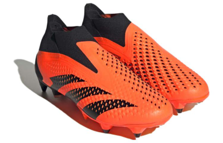 Lookbook adidas Predator Accuracy+ SG 防滑耐磨 足球鞋 男女通用 黑橙色