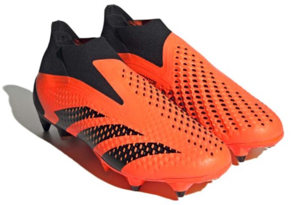 adidas Predator Accuracy+ SG 防滑耐磨 足球鞋 男女通用 黑橙色 Lookbook adidas Predator Accuracy+ SG 防滑耐磨 足球鞋 男女通用 黑橙色
