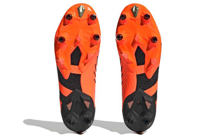 Details for adidas Predator Accuracy+ SG 防滑耐磨 足球鞋 男女通用 黑橙色