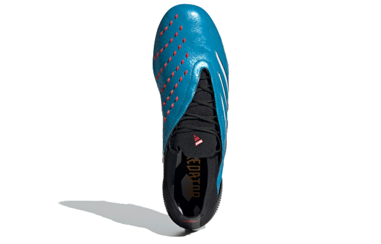 Shop adidas Predator Archive FG 低筒專業足球鞋 黑藍