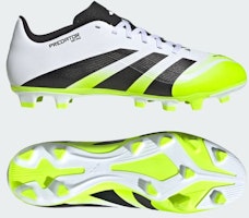 Adidas Predator Club FG/MG Football Boots Cloud White/Core Black/Lucid Lemon JH8847 Adidas Predator Club FG/MG Football Boots Cloud White/Core Black/Lucid Lemon JH8847