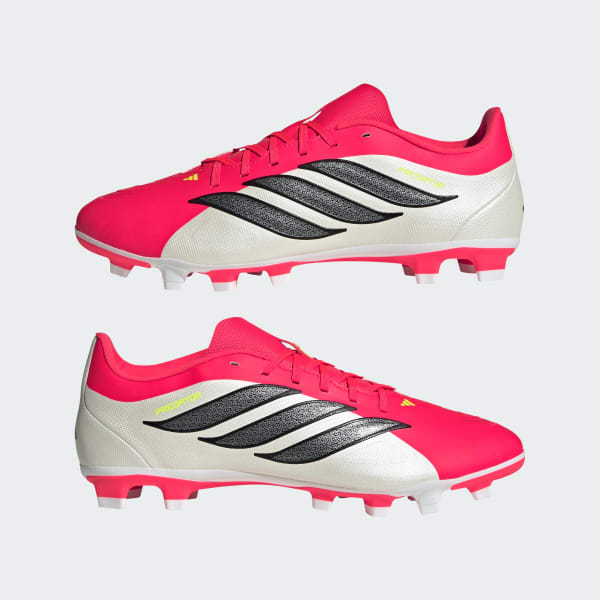 Cheap adidas Predator Club FG/MG Soccer Cleats Lucid Red/Core Black/Cloud White JS0349