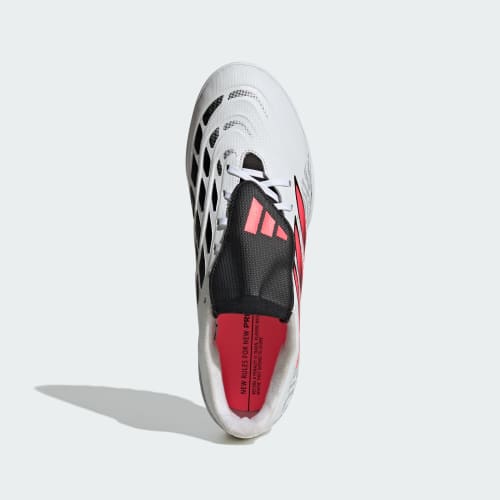 Lookbook adidas Predator CLUB Voetbalschoenen Turf - Wit/Solar Turbo/Zwart. IH2113