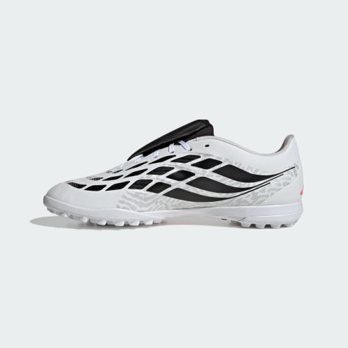 Sizing adidas Predator CLUB Voetbalschoenen Turf - Wit/Solar Turbo/Zwart. IH2113