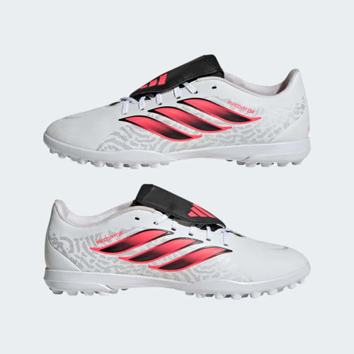 Cheap adidas Predator CLUB Voetbalschoenen Turf - Wit/Solar Turbo/Zwart. IH2113