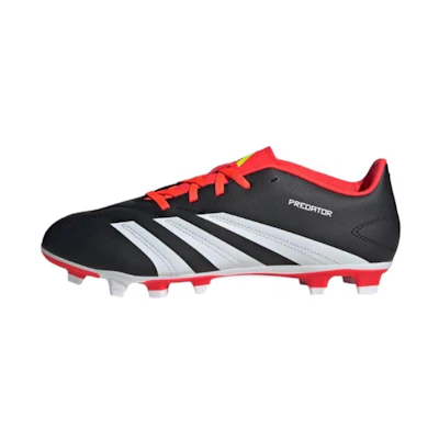 adidas Predator Club FXG 'Black White Solar Red'