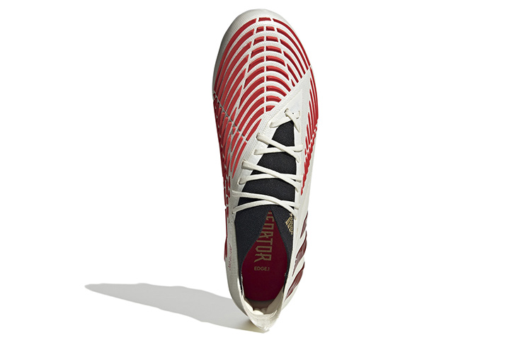 adidas Predator Edge.1 FG 'Off White Vivid Red' 圖 5
